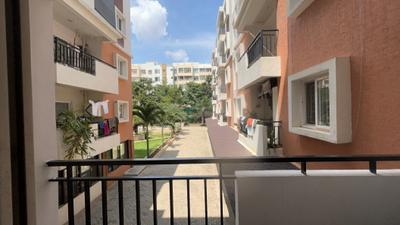 Balcony Image of 530 Sq.ft 1 BHK Apartment / Flat for sale in Disha Courtyard, Whitefield Bengaluru for Rs. 8000000