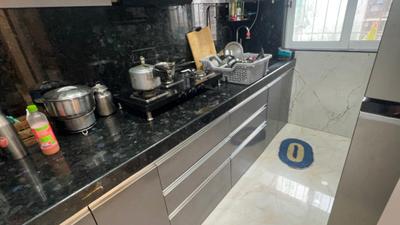 Kitchen Image of 550 Sq.ft 2 BHK Apartment / Flat for sale in Vaibhavlaxmi Templum Heights, Vikhroli East Mumbai for Rs. 14200000