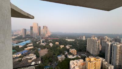 Living Room Image of 850 Sq.ft 2 BHK Apartment / Flat for rent in Romell Aether, Goregaon East Mumbai for Rs. 80000