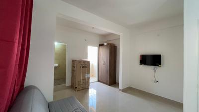 Bedroom Image of 250 Sq.ft 1 RK Independent House for rent in Hennur Bengaluru for Rs. 16000