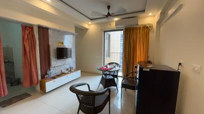Living Room Image of 1060 Sq.ft 3 BHK Apartment / Flat for rent in Godrej Seven, Joka Kolkata for Rs. 28000