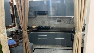 Kitchen Image of 1400 Sq.ft 2 BHK Builder Floor for rent in Sevai Lucknow for Rs. 9000