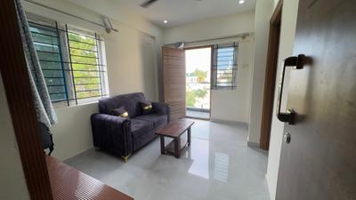 Living Room Image of 600 Sq.ft 1 BHK Apartment / Flat for rent in Bommanahalli Bengaluru for Rs. 24995