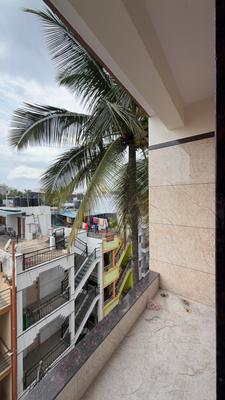 Balcony Image of 600 Sq.ft 1 BHK Builder Floor for rent in HSR Layout Bengaluru for Rs. 30500