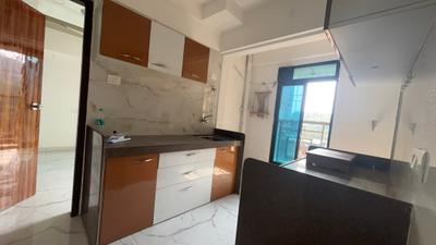 Kitchen Image of 660 Sq.ft 1 BHK Apartment / Flat for sale in Shellproof Gladiolus Tower, Vasai East Vasai for Rs. 4400000