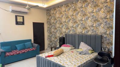 Bedroom Image of 2500 Sq.ft 3 BHK Builder Floor for rent in Gomti Nagar Lucknow for Rs. 60000