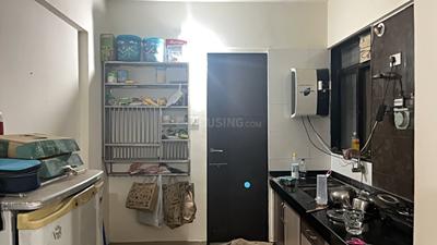 Kitchen Image of 550 Sq.ft 1 BHK Apartment / Flat for rent in Vastushree Adrina, Mundhwa Pune for Rs. 21000