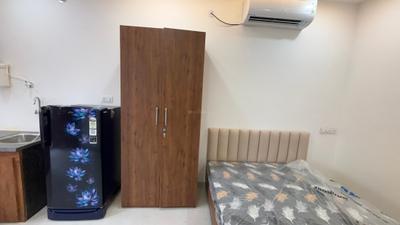 Bedroom Image of 450 Sq.ft 1 RK Builder Floor for rent in Scheme 78 Indore for Rs. 15500