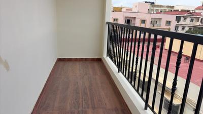 Balcony Image of 1600 Sq.ft 3 BHK Apartment / Flat for rent in Kaggadasapura Bengaluru for Rs. 55000