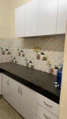 Kitchen Image of 250 Sq.ft 1 RK Studio for rent in Gautam Nagar New Delhi for Rs. 19500