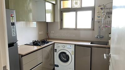 Kitchen Image of 550 Sq.ft 1 BHK Apartment / Flat for rent in Hiranandani Estate Thane for Rs. 45000