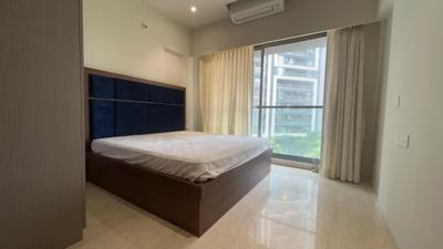 Bedroom Image of 1350 Sq.ft 3 BHK Apartment / Flat for rent in Adani Ten BKC, Bandra East Mumbai for Rs. 220000