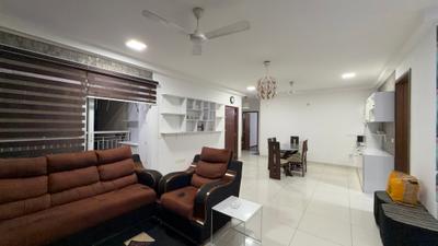 Living Room Image of 1800 Sq.ft 3 BHK Apartment / Flat for rent in Purva Westend Phase 1, Hongasandra Bengaluru for Rs. 80000