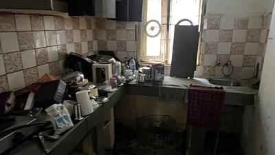 Kitchen Image of 1500 Sq.ft 2 BHK Builder Floor for rent in Khatiwala Tank Indore for Rs. 15000