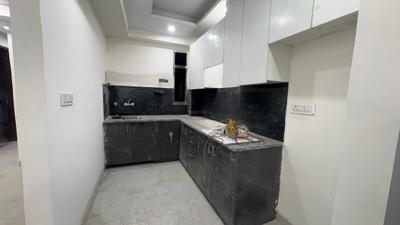 Kitchen Image of 900 Sq.ft 3 BHK Apartment / Flat for sale in Khanpur New Delhi for Rs. 6600000