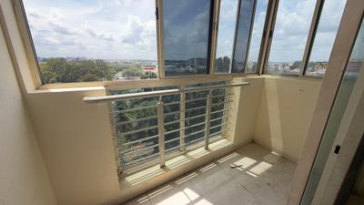 Balcony Image of 1550 Sq.ft 3 BHK Apartment / Flat for rent in Aisshwarya Excellency, Dooravani Nagar Bengaluru for Rs. 63000