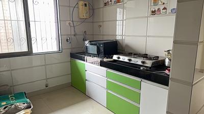 Kitchen Image of 450 Sq.ft 1 BHK Apartment / Flat for rent in Mulund East Mumbai for Rs. 27000