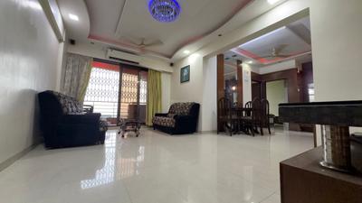 Living Room Image of 1250 Sq.ft 2 BHK Apartment / Flat for rent in Beverly Park, Nerul Navi Mumbai for Rs. 80000