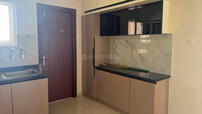 Kitchen Image of 2202 Sq.ft 3 BHK Apartment / Flat for rent in KSR Signature 4, Tellapur Sangareddy for Rs. 55000