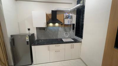 Kitchen Image of 1500 Sq.ft 1 BHK Builder Floor for rent in Mahalakshmi Nagar Indore for Rs. 18000