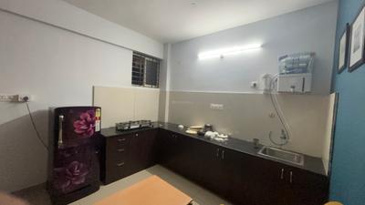 Kitchen Image of 450 Sq.ft 1 BHK Independent House for rent in Junnasandra Bengaluru for Rs. 25000