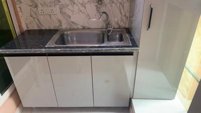 Kitchen Image of 1150 Sq.ft 3 BHK Apartment / Flat for rent in Gaurs Siddhartham, Siddharth Vihar Ghaziabad for Rs. 27000
