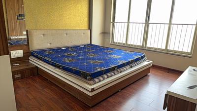 Bedroom Image of 1080 Sq.ft 2 BHK Apartment / Flat for rent in Adani The Meadows, Shantigram Ahmedabad for Rs. 34999