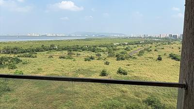 Balcony Image of 1300 Sq.ft 2 BHK Apartment / Flat for rent in Shreenathji Delta Riviera, Ulwe Navi Mumbai for Rs. 55000
