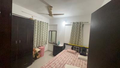 Bedroom Image of 480 Sq.ft 2 BHK Apartment / Flat for rent in Kamdhenu The Regent Park, Charholi Budruk Pune for Rs. 13000