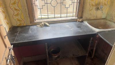Kitchen Image of 220 Sq.ft 1 RK Independent House for rent in Keshtopur Kolkata for Rs. 6500