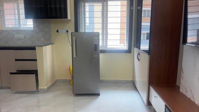 Kitchen Image of 600 Sq.ft 1 BHK Apartment / Flat for rent in Madhapur Hyderabad for Rs. 32000