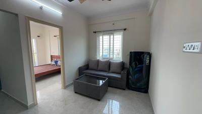 Living Room Image of 1000 Sq.ft 1 BHK Apartment / Flat for rent in BTM Layout 2nd Stage Bengaluru for Rs. 33998