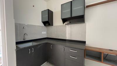 Kitchen Image of 550 Sq.ft 1 BHK Apartment / Flat for rent in Whitefield Bengaluru for Rs. 24000