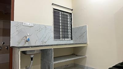 Kitchen Image of 1400 Sq.ft 1 BHK Builder Floor for rent in Indra Puri Colony Indore for Rs. 14000