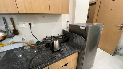 Kitchen Image of 1500 Sq.ft 1 BHK Builder Floor for rent in Scheme No 114 Indore for Rs. 24000