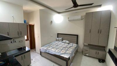 Bedroom Image of 400 Sq.ft 1 RK Apartment / Flat for rent in Bir Chhat Mohali for Rs. 14000