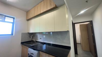 Kitchen Image of 557 Sq.ft 1 BHK Apartment / Flat for rent in Eroor Kochi for Rs. 35000