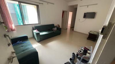Living Room Image of 1200 Sq.ft 2 BHK Apartment / Flat for rent in Adani Aangan, Shantigram Ahmedabad for Rs. 28000