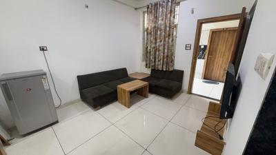 Living Room Image of 450 Sq.ft 1 BHK Apartment / Flat for rent in Sukhliya Indore for Rs. 20000