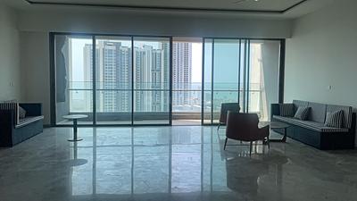 Living Room Image of 2400 Sq.ft 4 BHK Apartment / Flat for rent in Prestige Jasdan Classic, Jacob Circle Mumbai for Rs. 350000