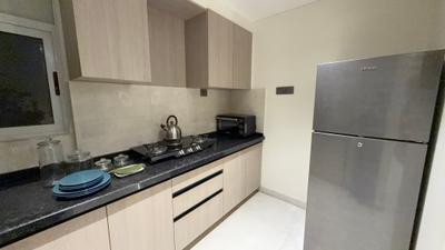Kitchen Image of 650 Sq.ft 2 BHK Apartment / Flat for sale in Siddha Sky, Sion Mumbai for Rs. 19000000