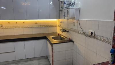 Kitchen Image of 1000 Sq.ft 2 BHK Builder Floor for rent in Malviya Nagar New Delhi for Rs. 65000