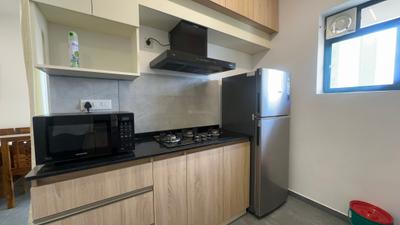 Kitchen Image of 557 Sq.ft 1 BHK Apartment / Flat for rent in Eroor Kochi for Rs. 35000