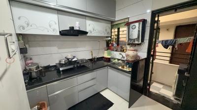 Kitchen Image of 1200 Sq.ft 4 BHK Apartment / Flat for sale in New Maninagar Ahmedabad for Rs. 13500000