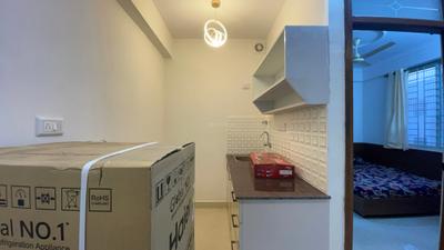 Kitchen Image of 710 Sq.ft 1 BHK Apartment / Flat for rent in BTM Layout Bengaluru for Rs. 28499