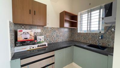 Kitchen Image of 600 Sq.ft 1 BHK Builder Floor for rent in Bhoganhalli Bengaluru for Rs. 25000