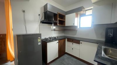 Kitchen Image of 575 Sq.ft 1 BHK Apartment / Flat for rent in Eroor Kochi for Rs. 33000