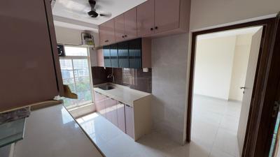 Kitchen Image of 1000 Sq.ft 3 BHK Apartment / Flat for rent in Alag Aranya, Ghatkopar East Mumbai for Rs. 76000