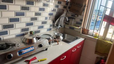 Kitchen Image of 815 Sq.ft 2 BHK Apartment / Flat for sale in Dum Dum Park Kolkata for Rs. 4000000