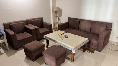 Living Room Image of 1200 Sq.ft 3.5 BHK Builder Floor for rent in Amolik Residency, Sector 86 Faridabad for Rs. 52000